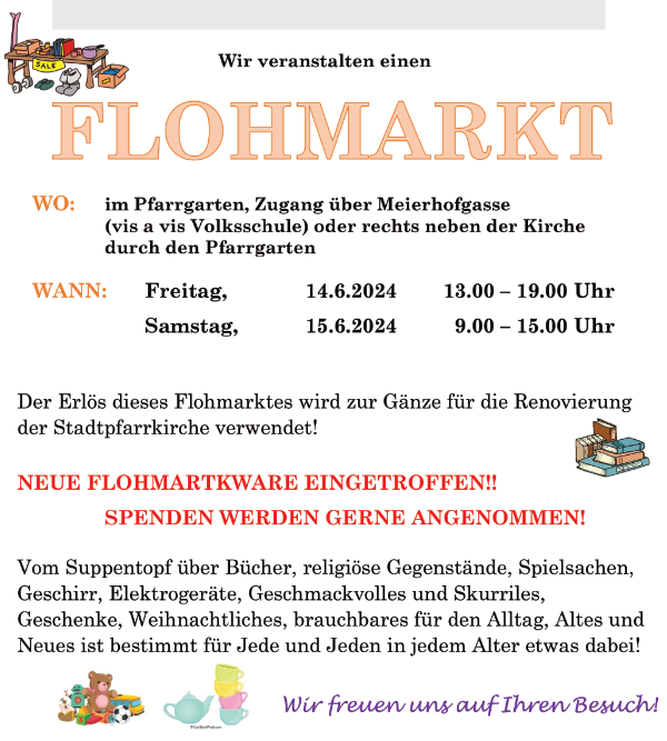 2024 Flohmarkt Juni