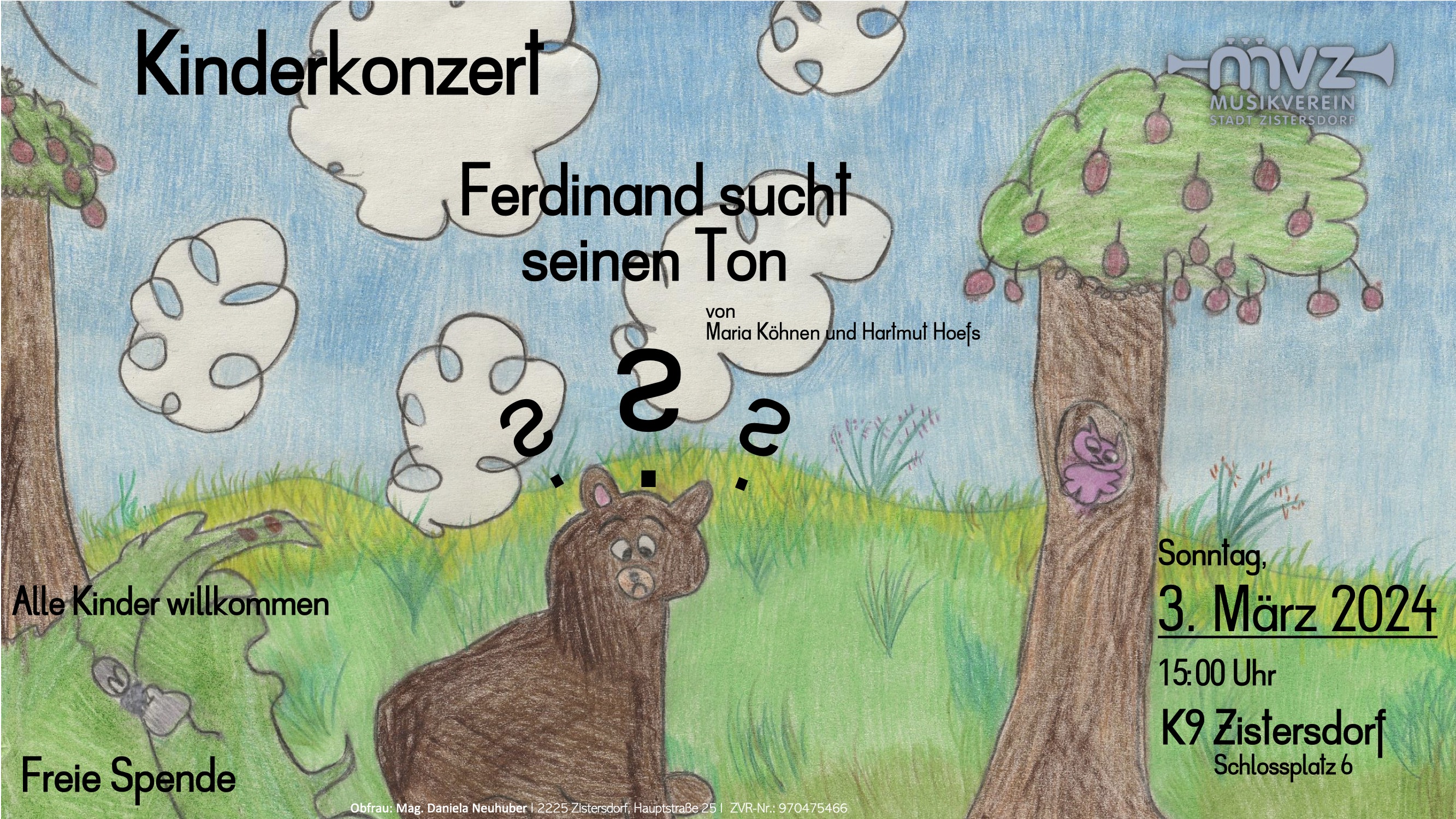 Kinderkonzert 2024 Flyer