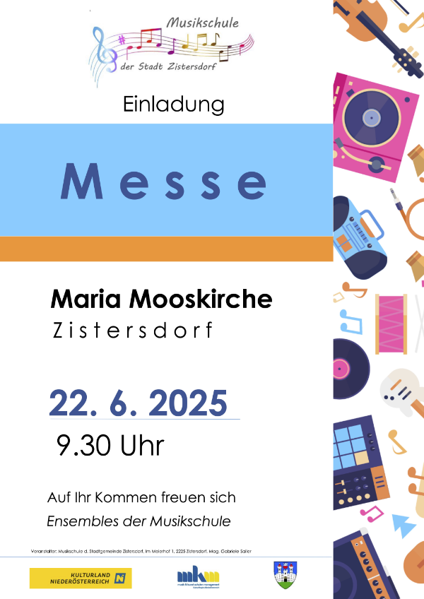20250622 Musikschulmesse Zistersdorf Plakat