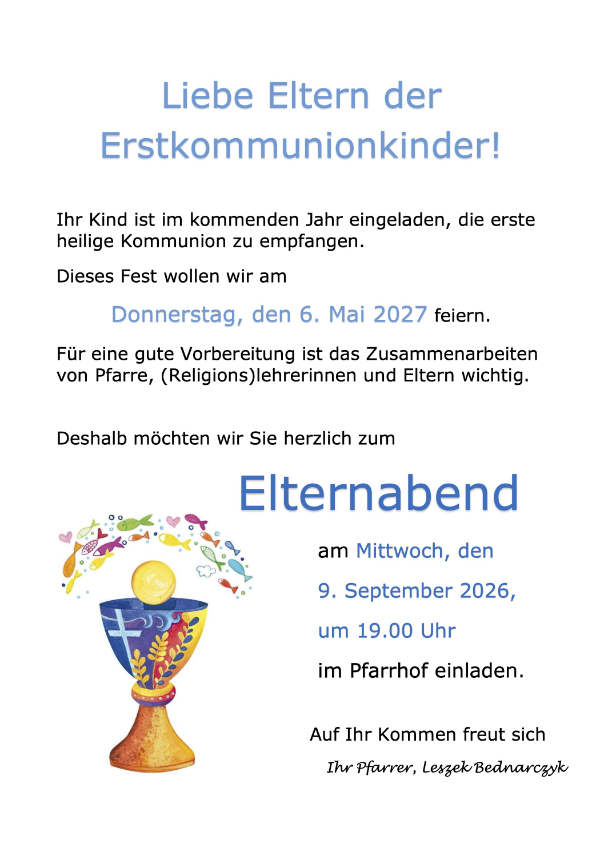 20260831 Elternabend Erstkommunion